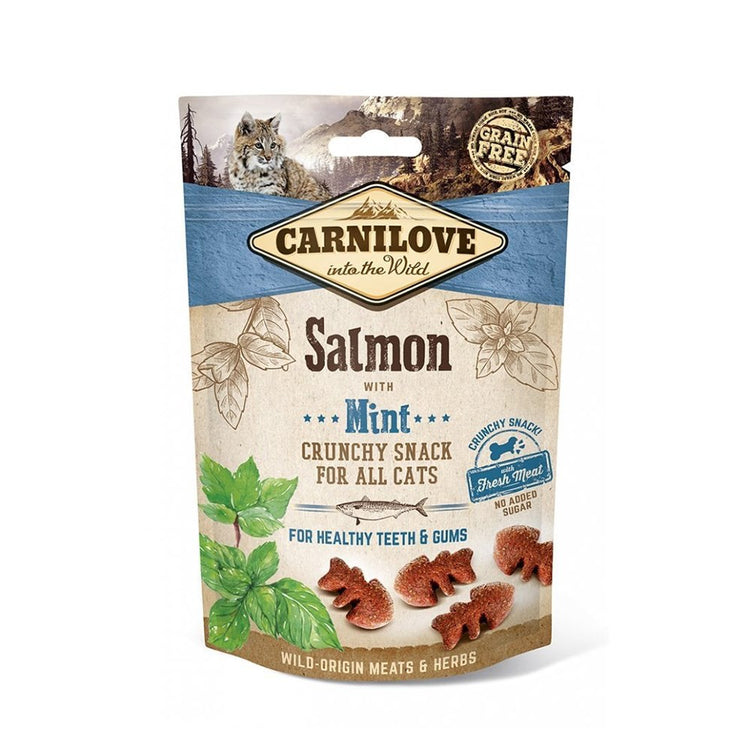 Carnilove Cat Semi Moist Snack Salmon and mint 50g