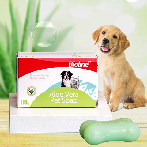 BIOLINE Pet soap - Aloe vera pet soap CATS AND DOGS