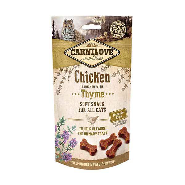Carnilove Cat Semi Moist Snack Chicken enriched with Thyme 50 gr