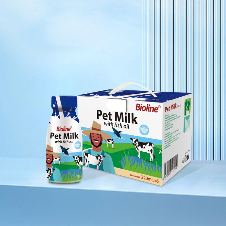 Bioline Pet milk with fish oil Lactose-free 220 ml