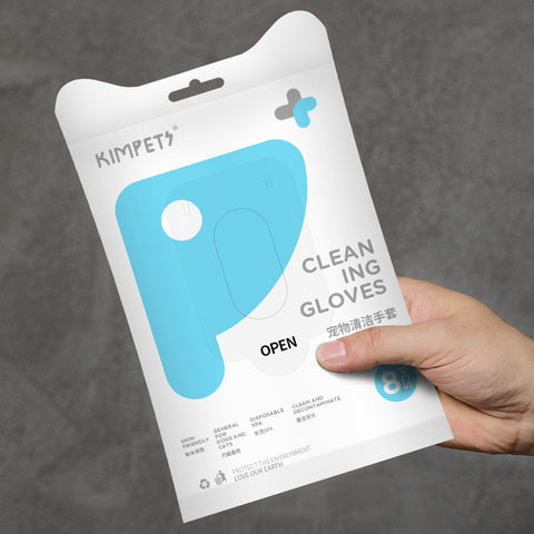 Pet Cleaning Gloves Lavender scent DEODORIZING 8 Pieces