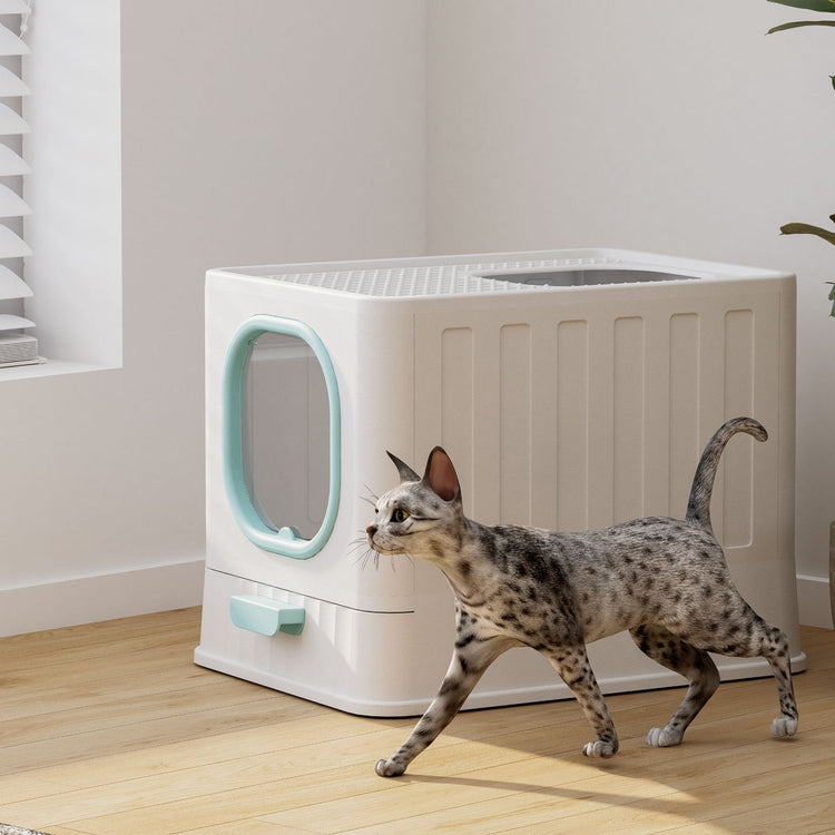 Large Size Cat Litter Enclosed Box