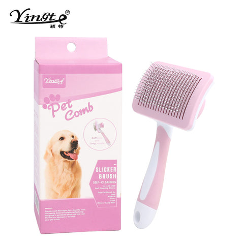 ALL in One Self cleaning slicker brush comb