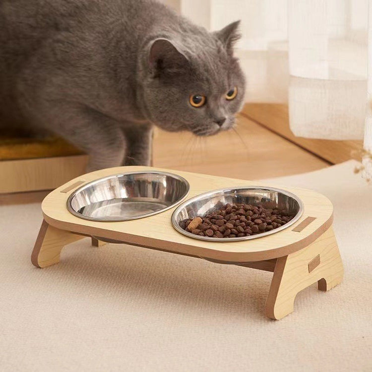 Double Bowl with Stand