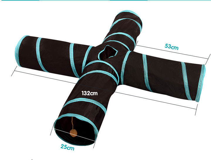 Cat runway rolling tunnel
