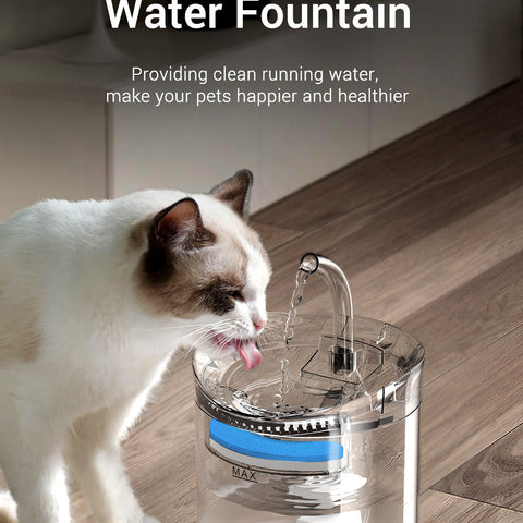 Pet water dispenser automatic cycle fountain