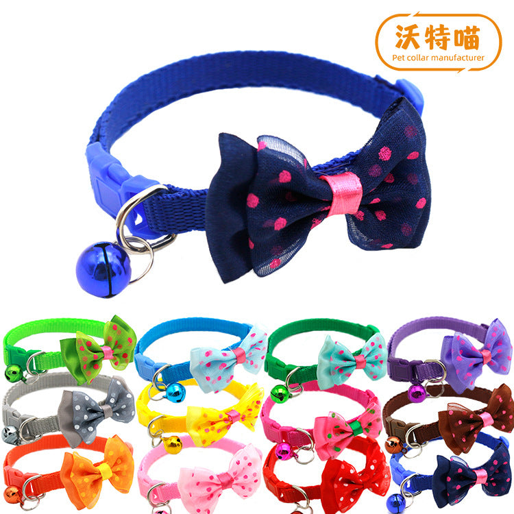 SUPER SAVER Pet Collar with bow and bell