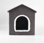 Cat and puppy house