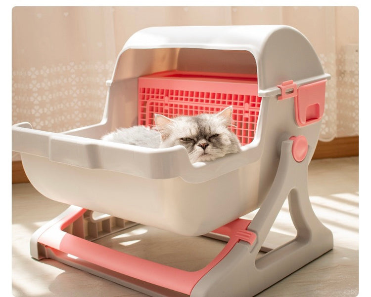 Semi Automatic Cat litter box