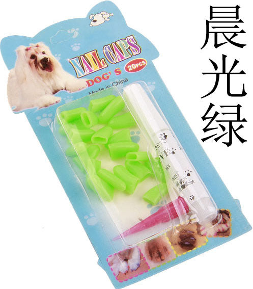 Pet cute nail cover set