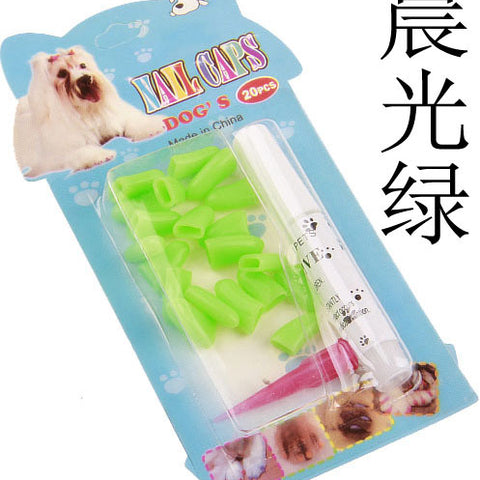 Pet cute nail cover set
