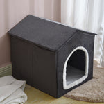 Cat and puppy house