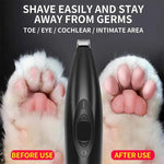 Pet paw shaving machine