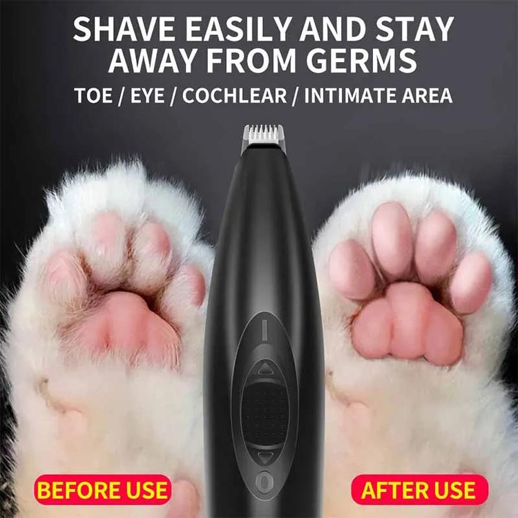 Pet paw shaving machine