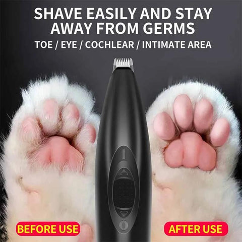 Pet paw shaving machine