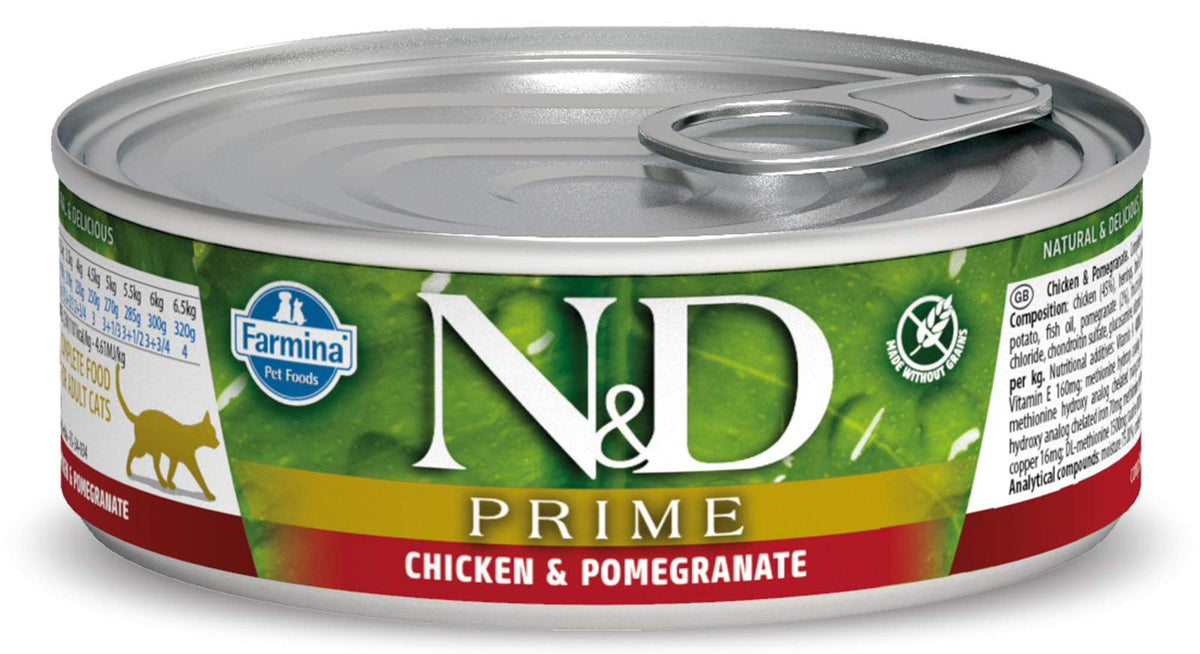 FARMINA N&D CAT PRIME 30 PCS CHICKEN & POMEGRANATE ADULT