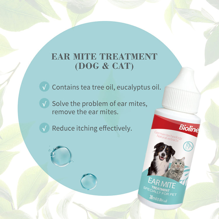 BIOLINE - PET EAR MITE TREATMENT 30ML