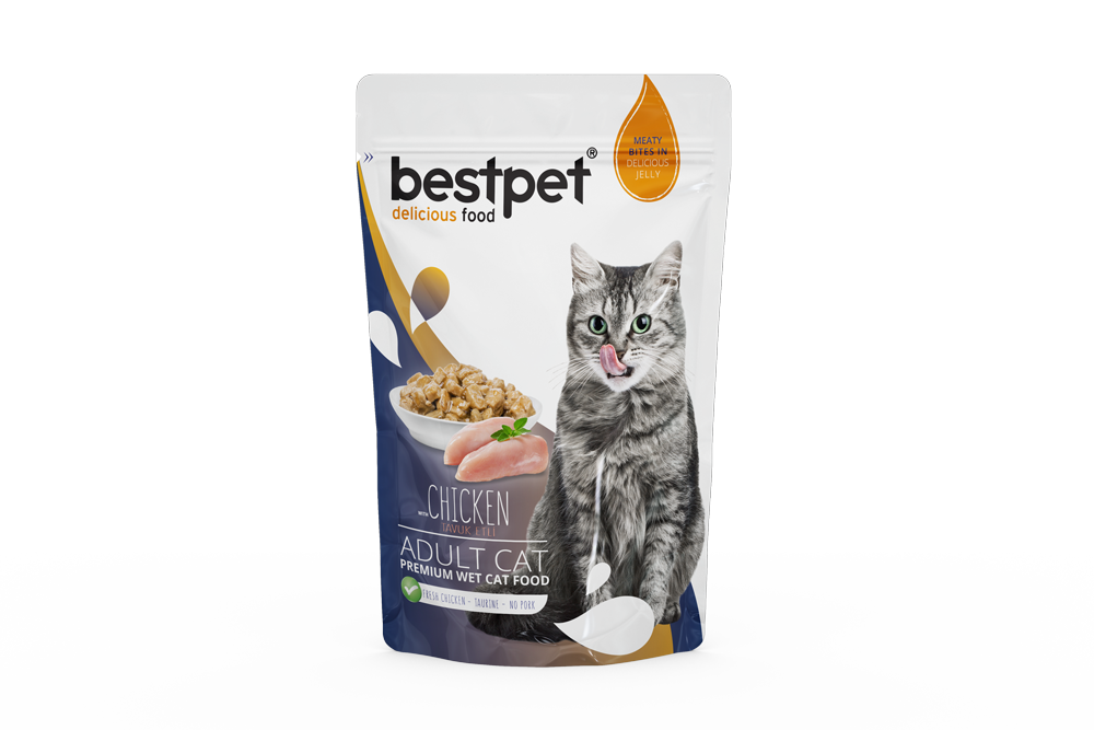 BestPet Adult Chunks in Jelly Chicken pouch 85g
