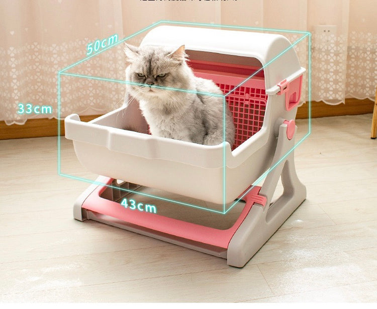 Semi Automatic Cat litter box