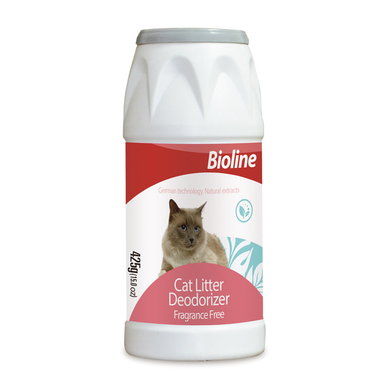 BIOLINE - cat litter cleaner Cat Litter Deodorizer powder with Odor Eliminator 425gr
