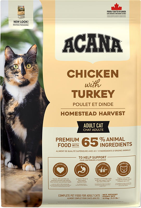 Acana Chicken with Turkey Adult Cat dry food 1.8kg