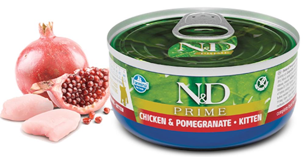 FARMINA N&D CAT PRIME CHICKEN & POMEGRANATE KITTEN
