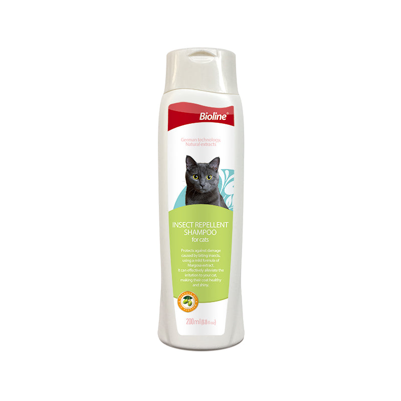 BIOLINE Cat shampoo - Insect repellant shampoo