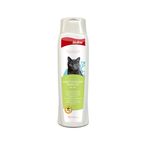 BIOLINE Cat shampoo - Insect repellant shampoo