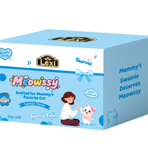 Meowssy Sweetie Time Salmon 60 pcs 15g Treat