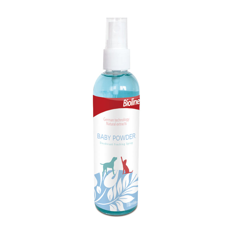BIOLINE PERFUME spray - Baby powder scent for cats and dogs