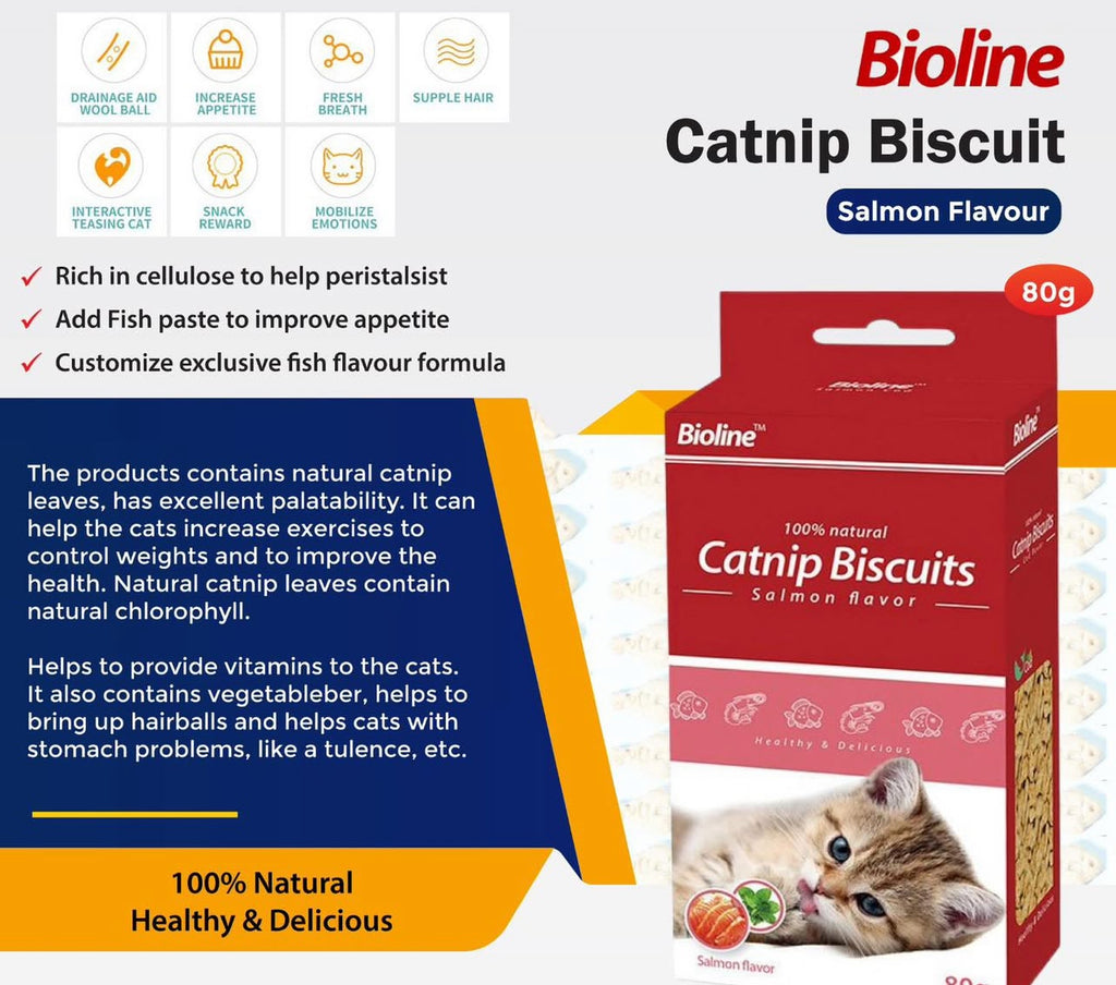 Bioline Catnip Biscuit 80g