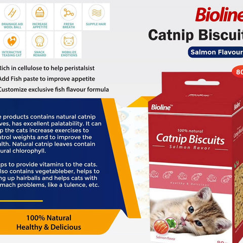 Bioline Catnip Biscuit 80g