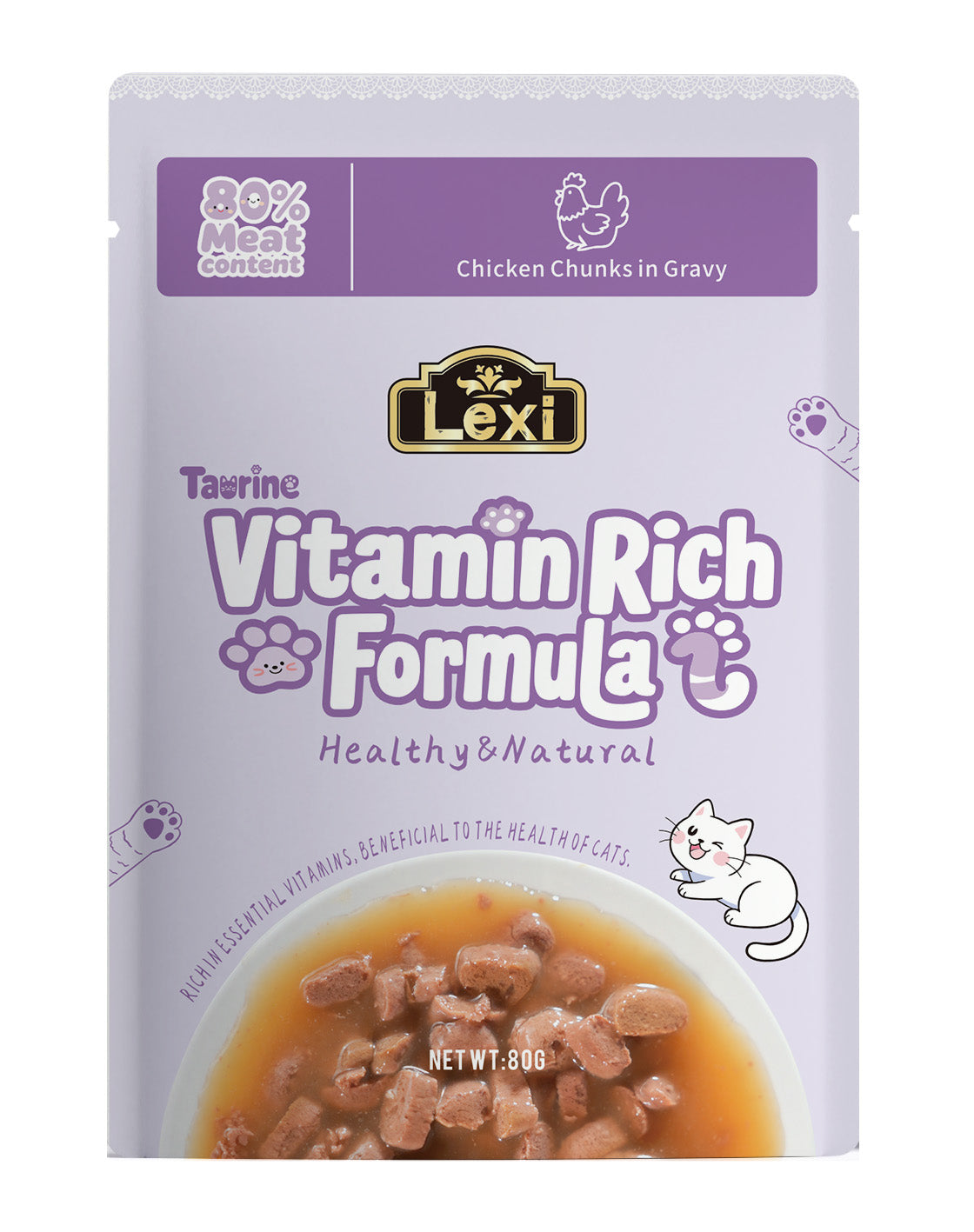 Lexi Chicken in Gravy Chunks 80g