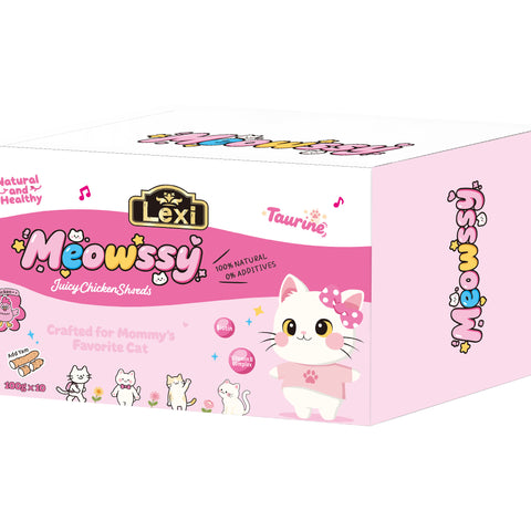 Lexi Meowssy Juicy Chicken Shreds 10 pcs 100g