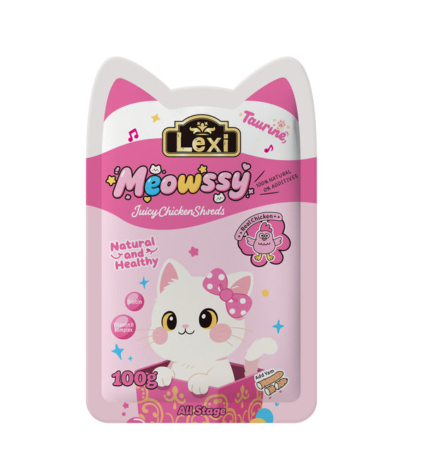 Lexi Meowssy Juicy Chicken Shreds 100g