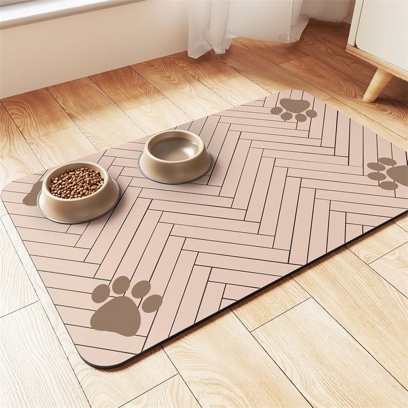 Pet Food mat BROWN