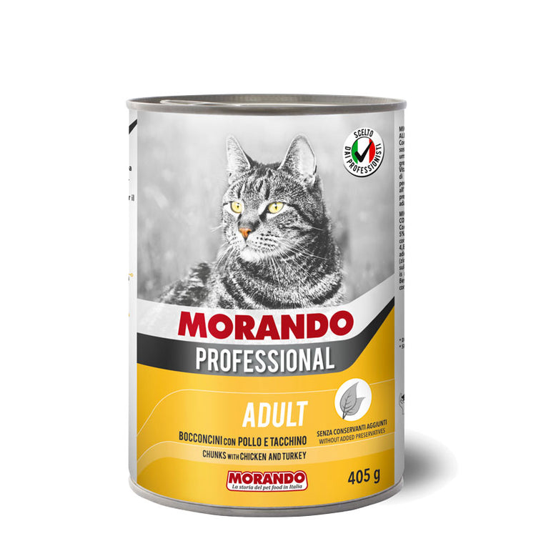 Morando Chicken Chunks cat food 405g