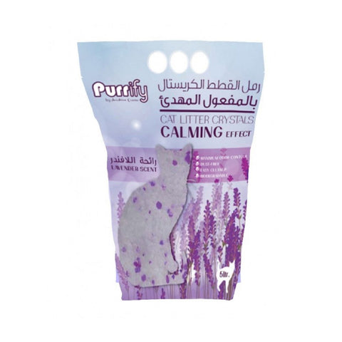 Purrify Crystal Cat litter 5L lavender Scent