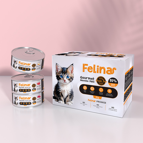 FELINA W/ PREBIOTICS MOUSSE PATE 85g ALL STAGES