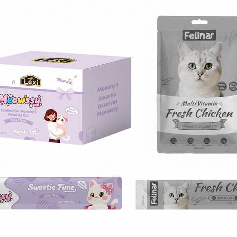 MIX TREAT Chicken & Tuna 60pcs 60*15g
