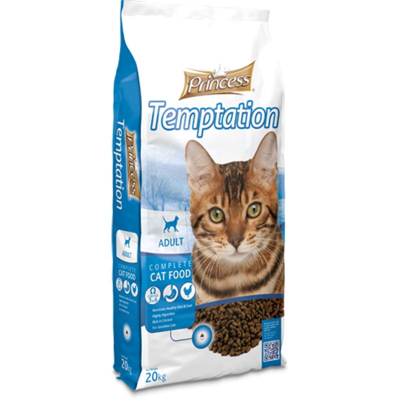 Princess temptations 20kg adult cat food