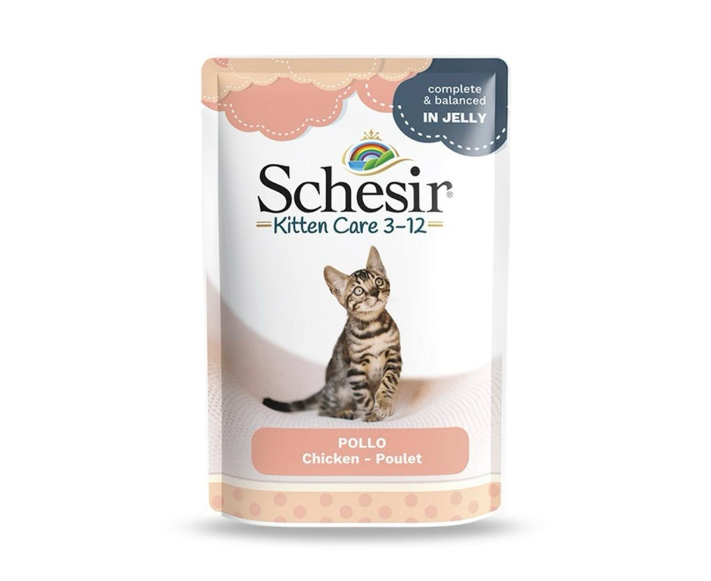 Schesir Pouch kitten care Chicken in jelly 85g