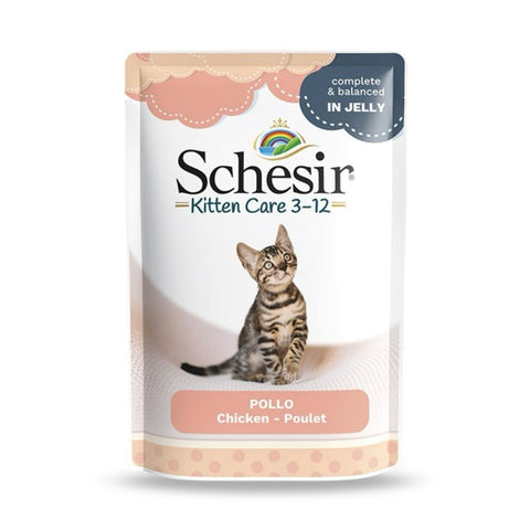Schesir Pouch kitten care Chicken in jelly 85g