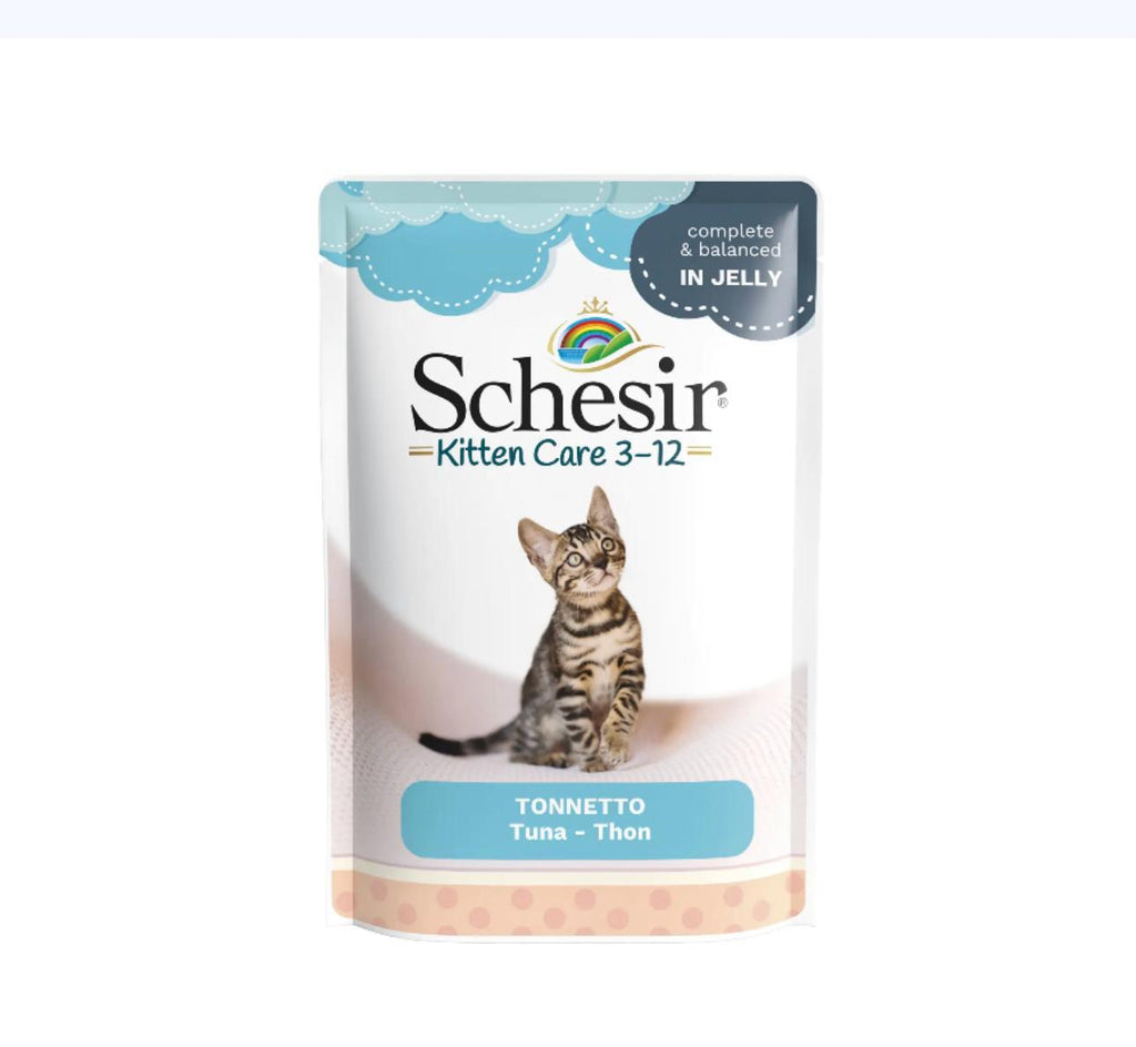 Schesir Pouch kitten care tuna in jelly 85g
