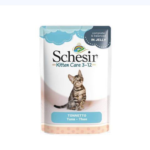 Schesir Pouch kitten care tuna in jelly 85g