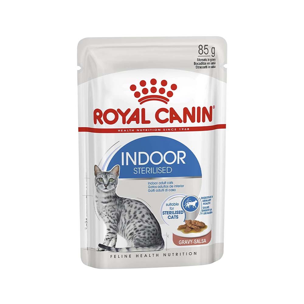 Royal canin indoor Sterilised cat in gravy 85g