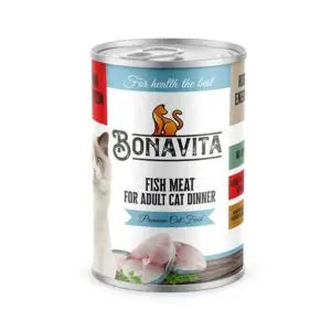 Bonavita Cat Food  Chunks Fish 400g Adults