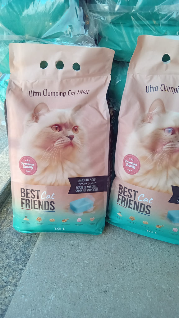 Best Cat friends Marseille soap Cat Litter 10L