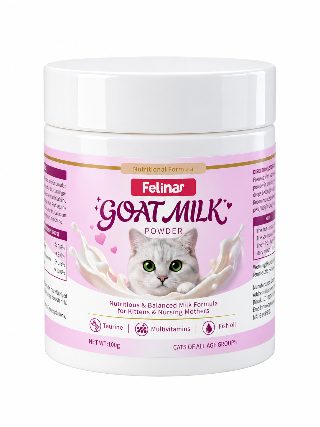 Felina Goat Milk Powder 100Grams