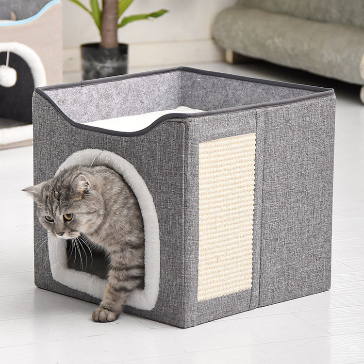 Cat Bed and house with scratching board